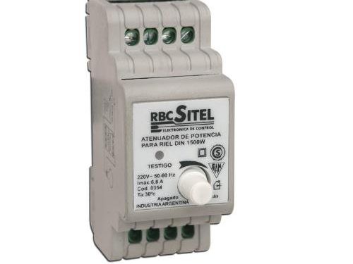 Atenuador 1500 W para Riel Din