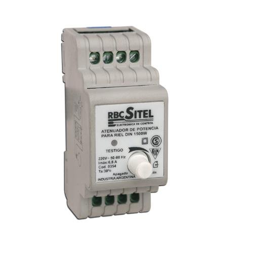 Atenuador 1500 W para Riel Din