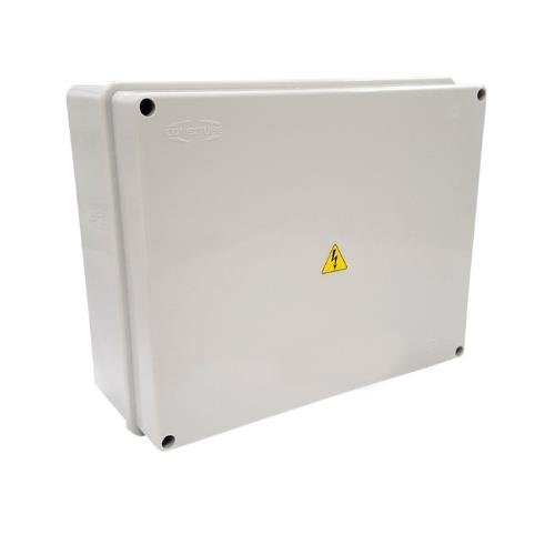 17152.jpg GABINETE 180X180X130MM TAPA DE POLICARBONATO OPACA Y PLACA