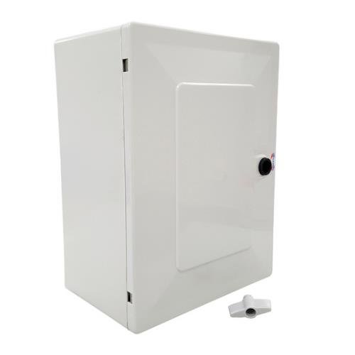 17155.jpg GABINETE 270X270X171MM TAPA DE POLICARBONATO OPACA Y PLACA