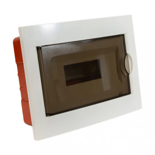 18547 caja de embutir 4 módulos con puerta ip40 para interior
