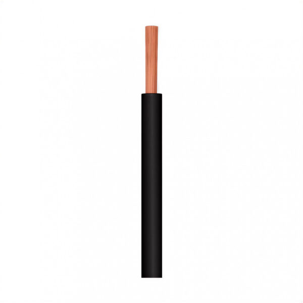 cable unipolar hf lsoh 2,5 mm negro por metro