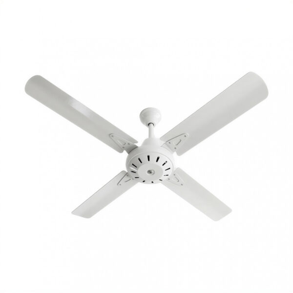 ventilador blanco 4 palas madera blanco laqueado 240