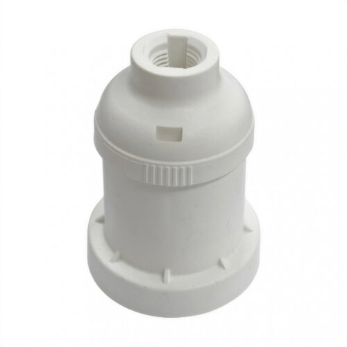 portalampara baquelita 2 piezas blanco