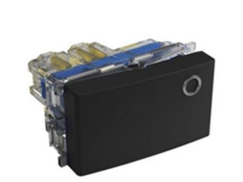 PULSADOR CON NEON 10A 12V GRIS