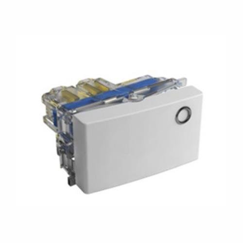 PULSADOR CON NEON 10A BLANCO