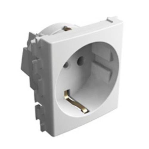 TOMA SCHUKO 16A BLANCO