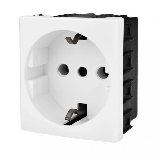 23146 tomacorriente schuko 16a blanco para uso interior