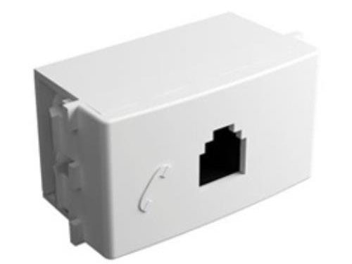 TOMA TELEFONICO AMERICANO 2P/4P BLANCO