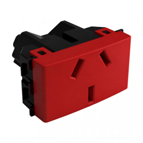 23173 toma para tension estabilizada 10a rojo