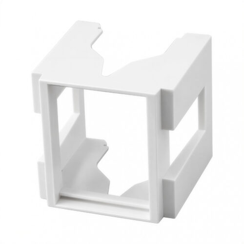 23879 adaptador riel din 2 módulos blanco para tablero eléctrico