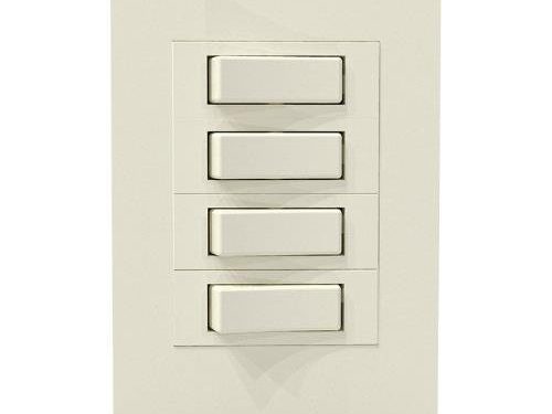 TAPA SIGLO XXI LUJO 4 MODULOS BLANCA