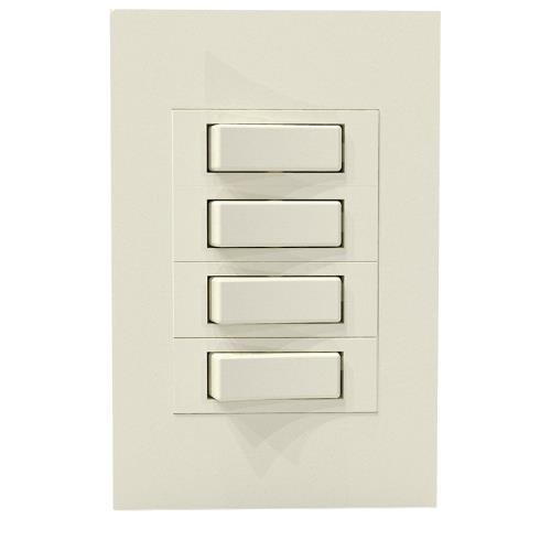 TAPA SIGLO XXI LUJO 4 MODULOS BLANCA