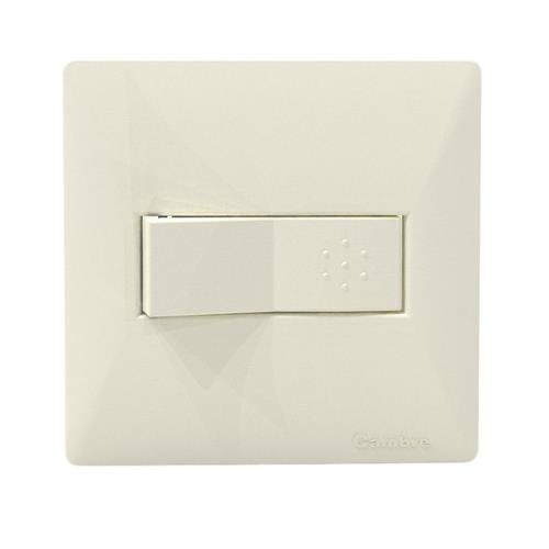 TAPA SIGLO XXII MIGNON 1 MODULO BLANCA