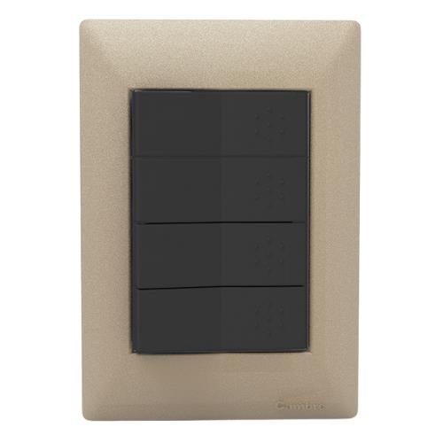 TAPA SIGLO XXII 4 MODULOS CHAMPAGNE