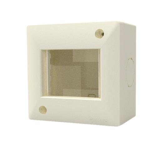 Caja Exterior 2 Módulos - Siglo XXI - Blanco - IP40