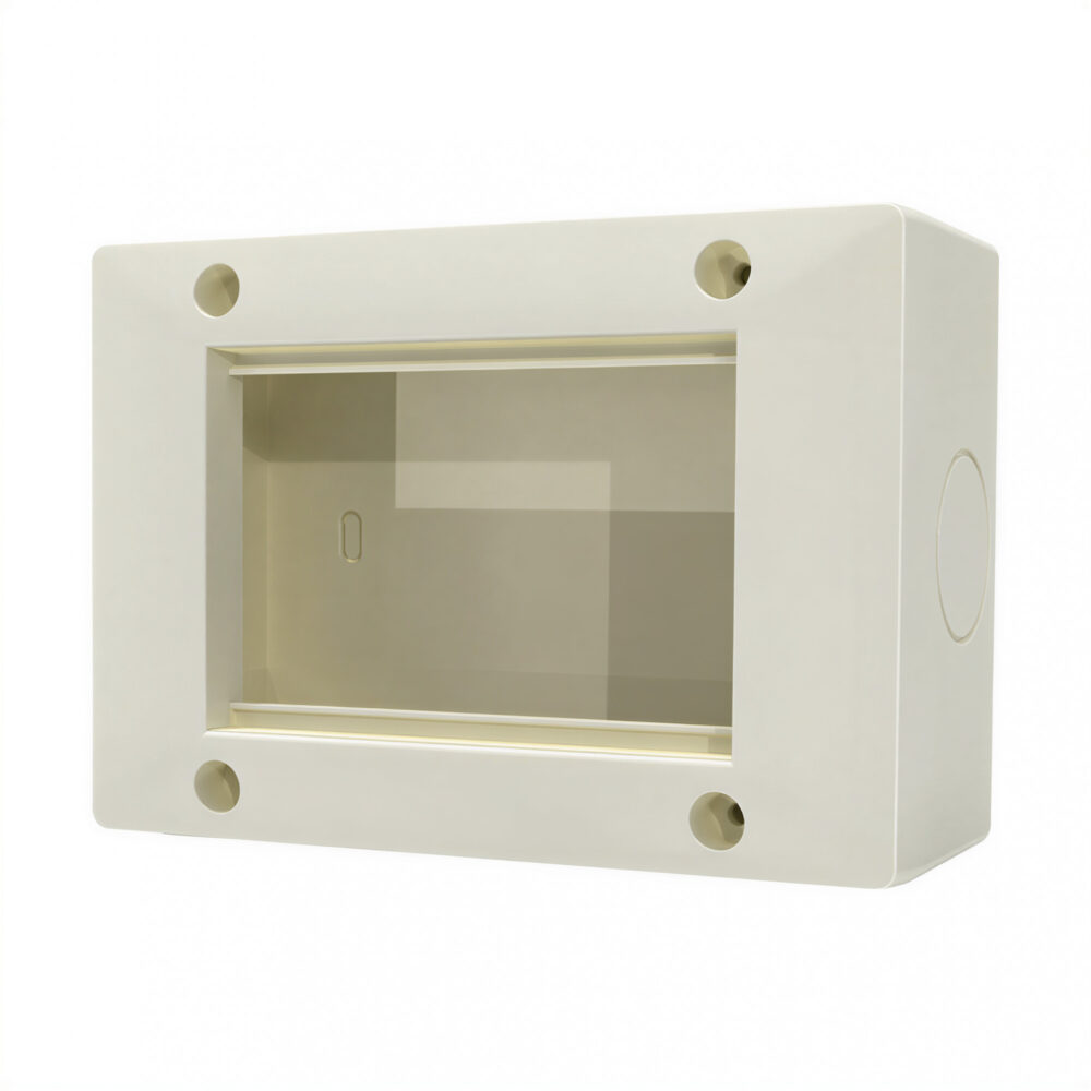 25505 caja exterior 4 módulos ip40 siglo xxi blanco