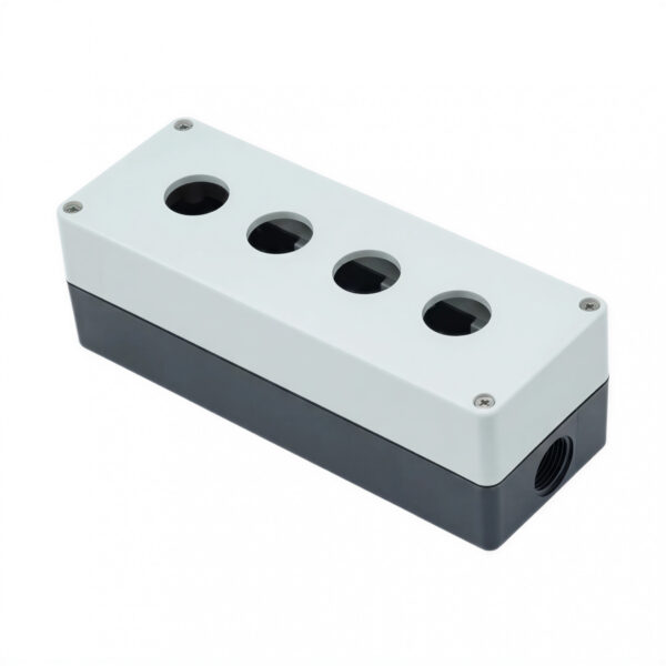 25602 caja plástica 4 orificios 22 mm para instalaciones eléctricas