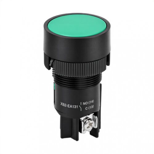 25657 pulsador monobloque plástico rasante verde 1na 22mm 25657 pulsador monobloque plástico rasante verde 1na 22mm