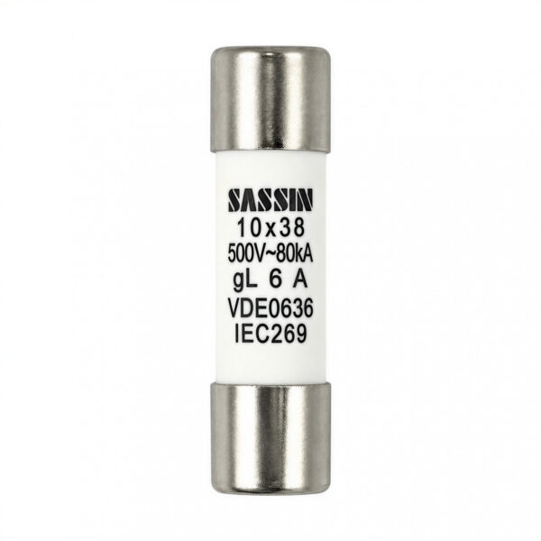 25880 cartucho fusible cilíndrico 10×38 mm 1a para tableros