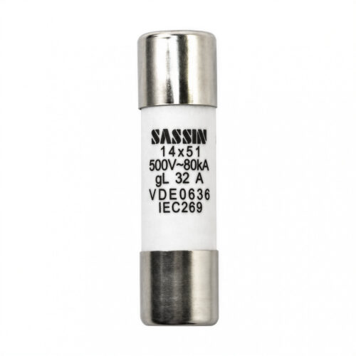 25894 cartucho fusible cilíndrico 14×51 mm 63a para tablero