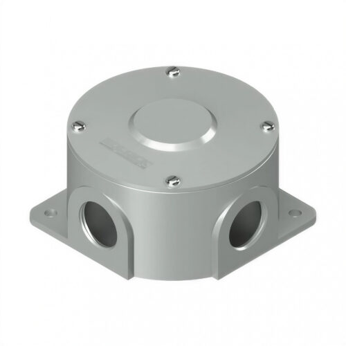 26262 caja de paso redonda interior aluminio rosca 1:2″ con tapa