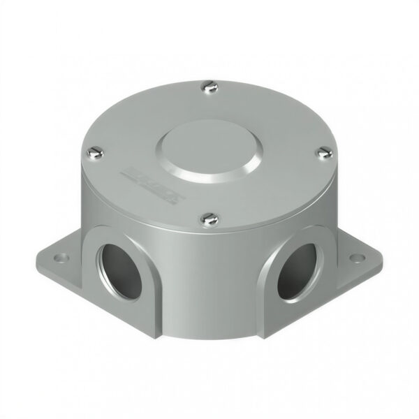 26262 caja de paso redonda interior aluminio rosca 1:2″ con tapa