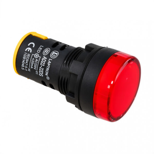 26436 señal luminosa tea multiled 22mm rojo 220v ca para tableros
