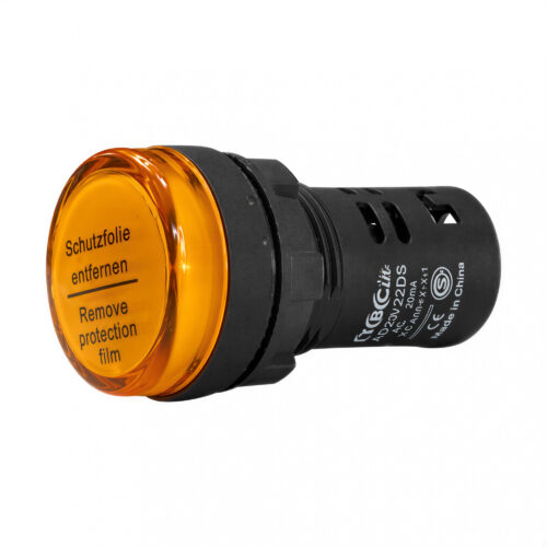 26437 señal luminosa tea multiled 22mm ámbar 220v ca para tableros
