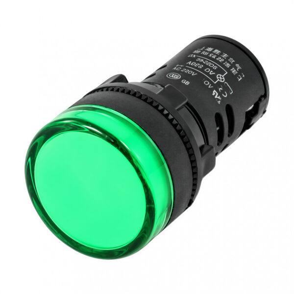 26438 señal luminosa tea multiled 22mm verde 220v ca