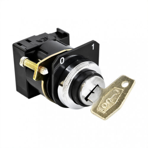 26499 selectora d22 con llave 2 posiciones y contactor auxiliar na