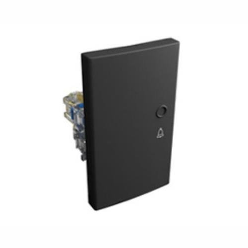 PULSADOR GRANDE 10A GRIS