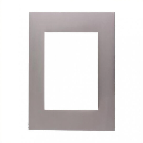 27340 tapa y distanciador bauhaus con ribete – 4 módulos – aluminizado
