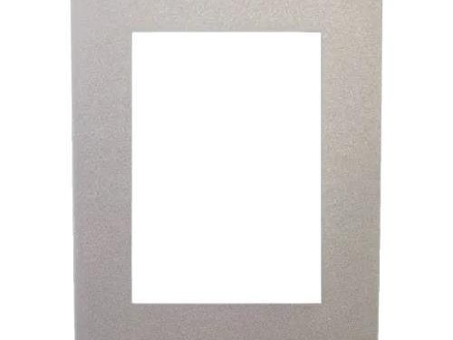 Tapa y Distanciador Bauhaus Aluminio con Ribete - 4 Módulos