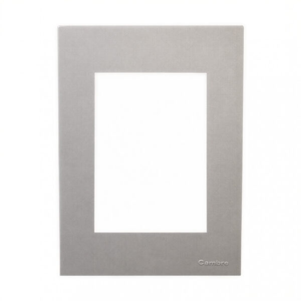 27350 tapa y distanciador bauhaus aluminio con ribete – 4 módulos