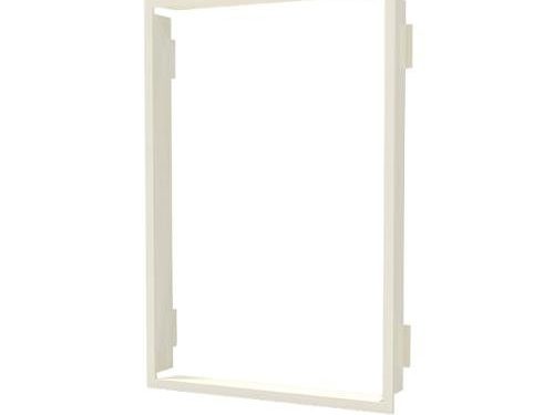 Ribete de Terminación para Tapas Bauhaus - 4 Módulos - Blanco