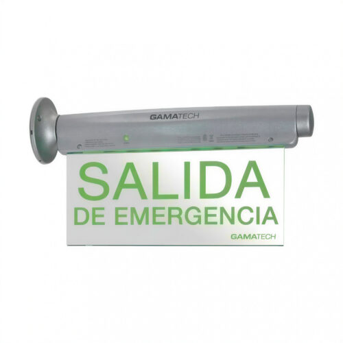 seÑalizador led salida de emergencia con letra verde y fondo transparente seÑalizador led salida de emergencia con letra verde y fondo transparente