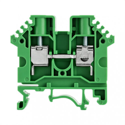 30178 borne de paso 4mm verde para conductor – conexión a tierra