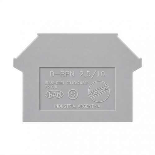 30222 tapa para borne bpn 2,5 a 10 mm² poliamida — zoloda