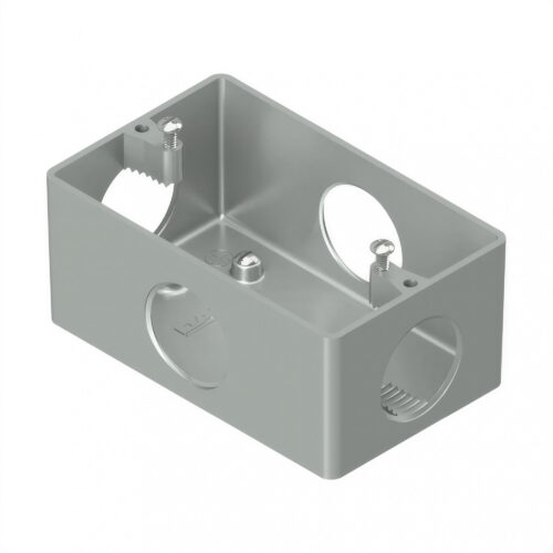 30435 caja para bastidor ce034 3:4″ sin tapa aluminio daisa