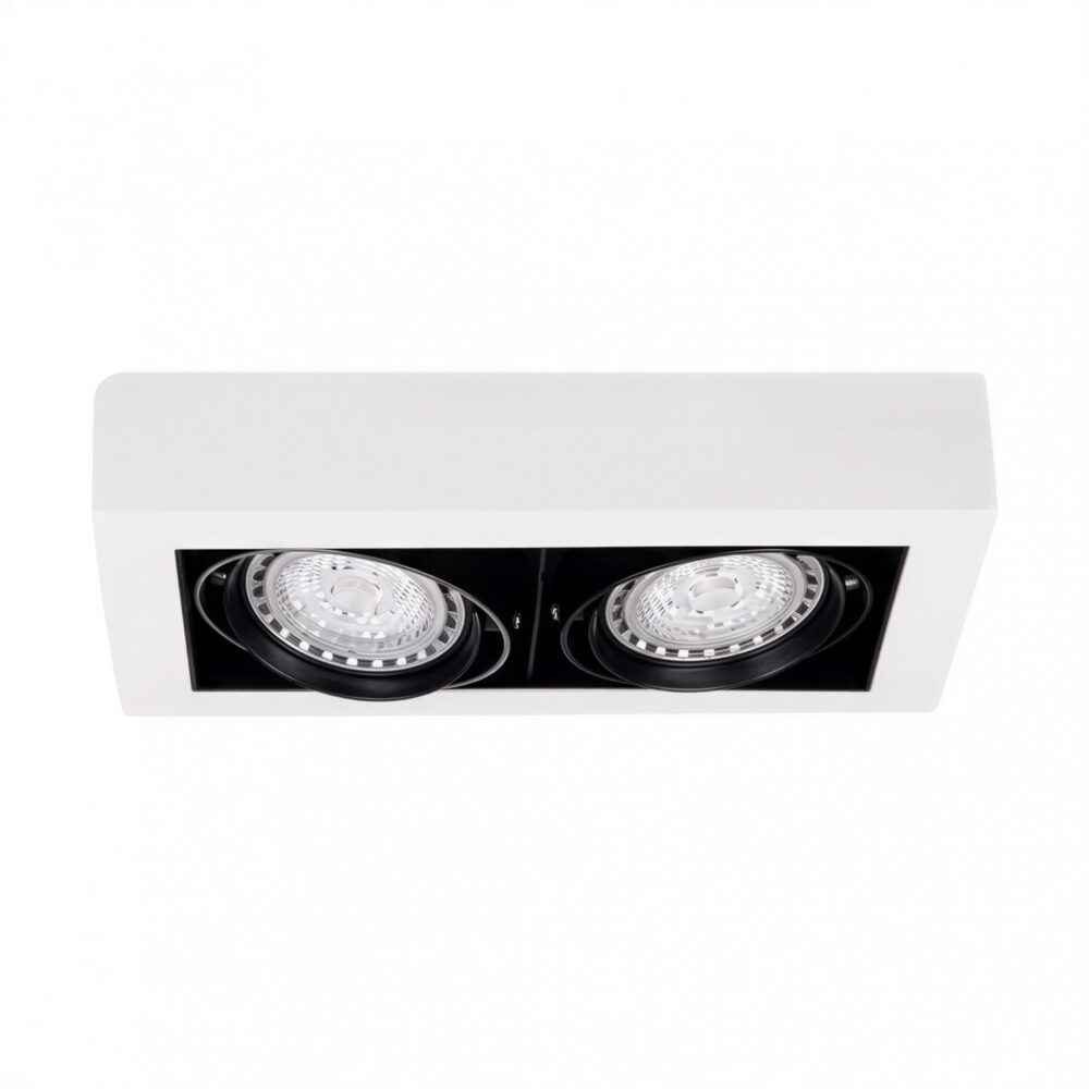 plafon led redondo 12w 6000k negro