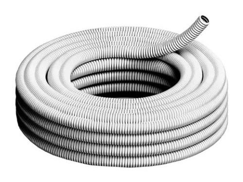 Caño Corrugado PVC 7/8" - Blanco