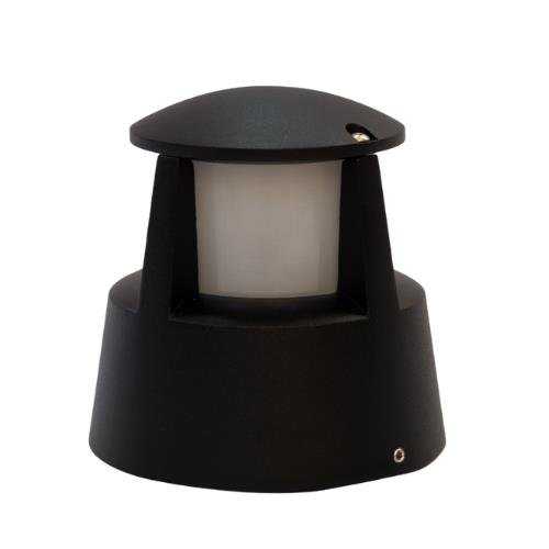 Mini Faro Antivandálico - Negro - E27