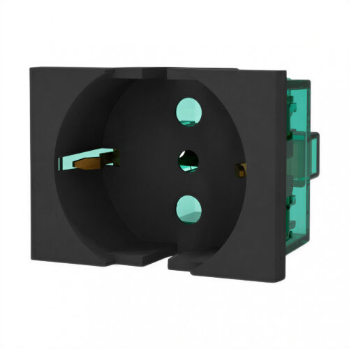 31357 módulo toma schuko 10:16a gris 250v cambre — sin protección 31357 módulo toma schuko 10:16a gris 250v cambre — sin protección