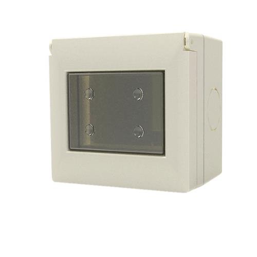 Caja Exterior 2 Módulos - Siglo XXI - Blanco - IP55