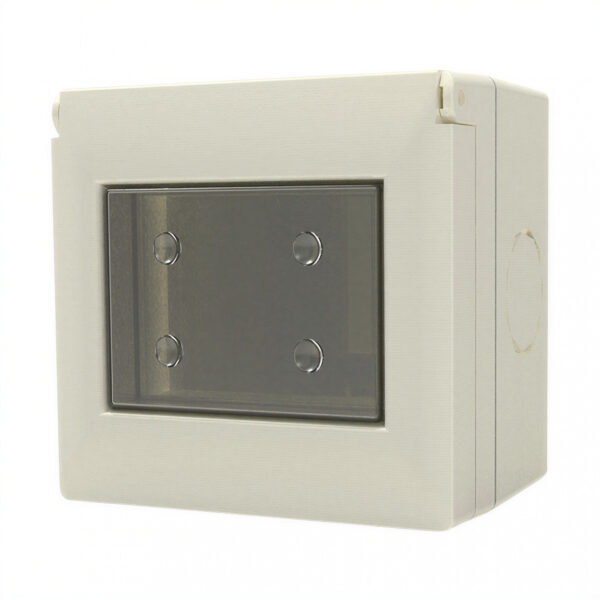 31986 caja exterior 2 módulos ip55 siglo xxi – blanco
