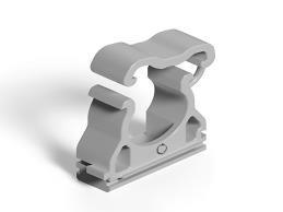 GRAMPA OMEGA PARA CAÑO PVC CON CLIP SEG.1"