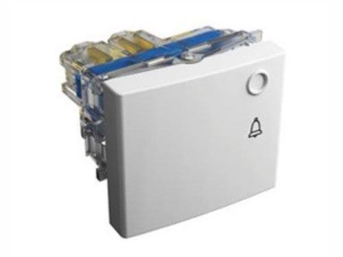 PULSADOR MEDIANO 10A BLANCO