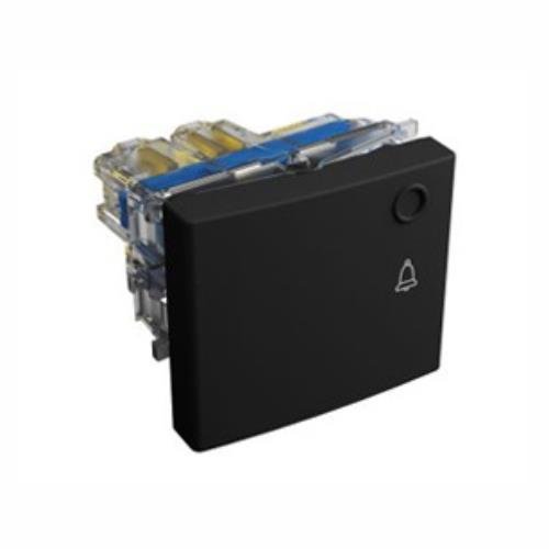 PULSADOR MEDIANO 10A GRIS