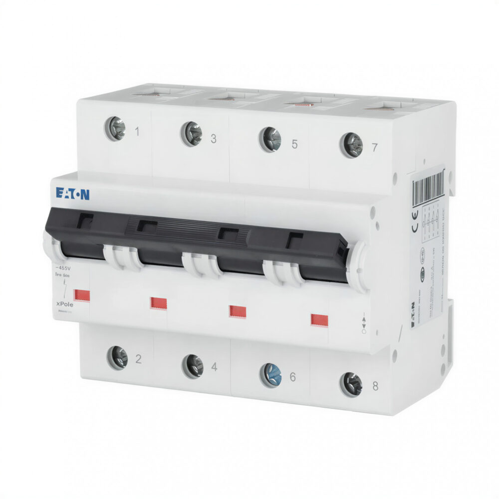 interruptor termomagnetico 4x6a 4.5ka